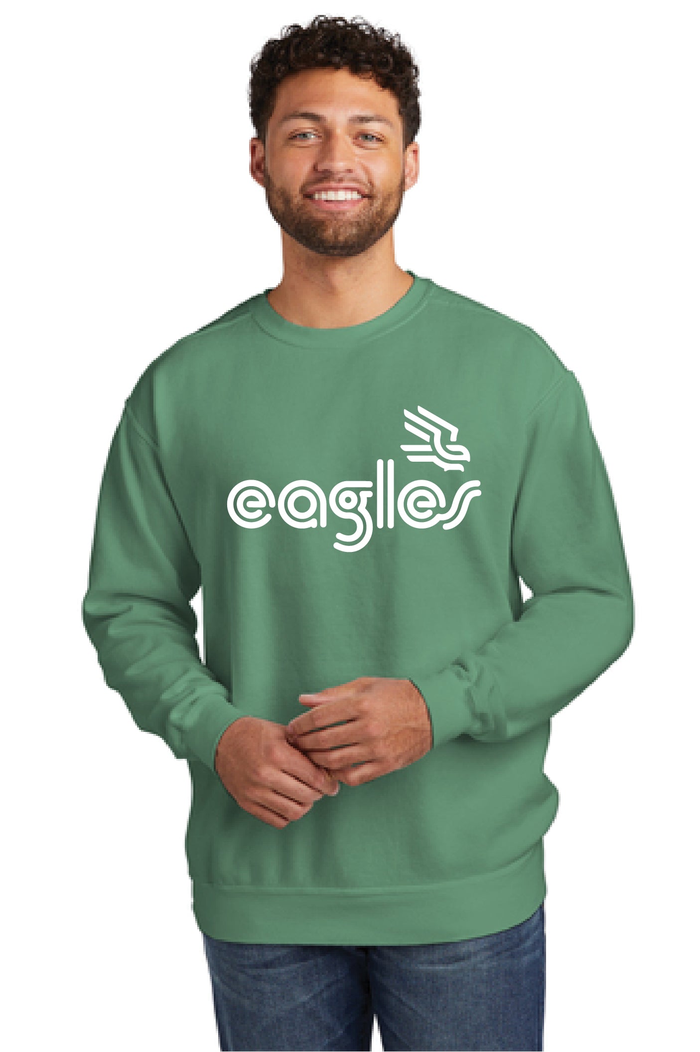 Comfort Colors Eagles Crewneck Sweatshirt Eagles Sweatshirt 