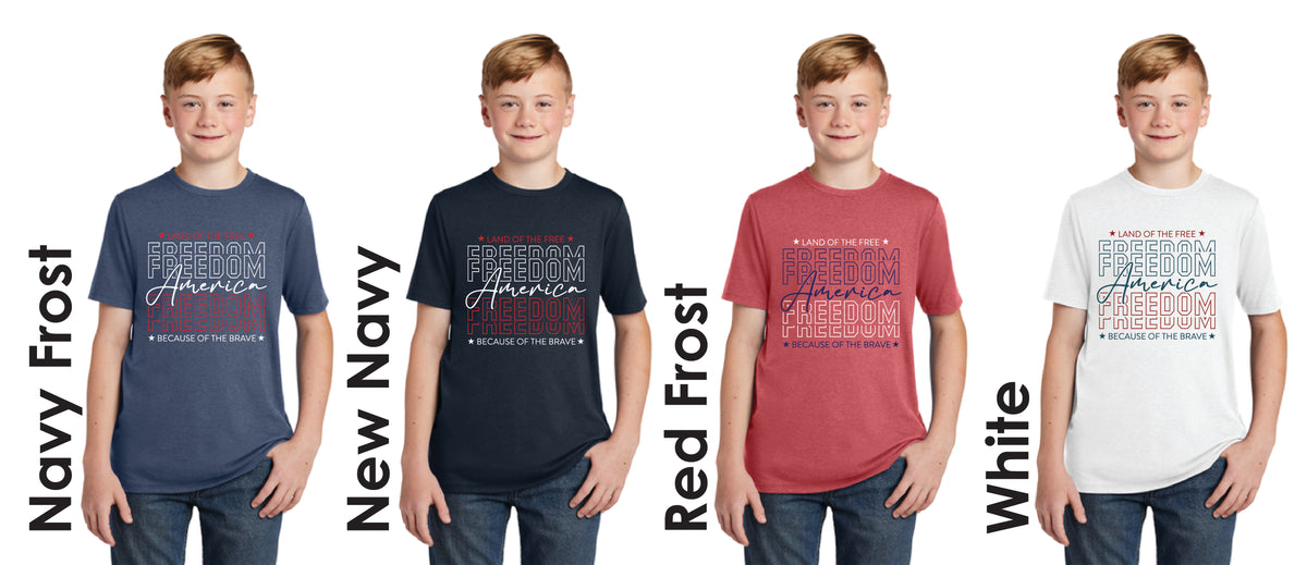 Freedom America Freedom Unisex and Youth Tee