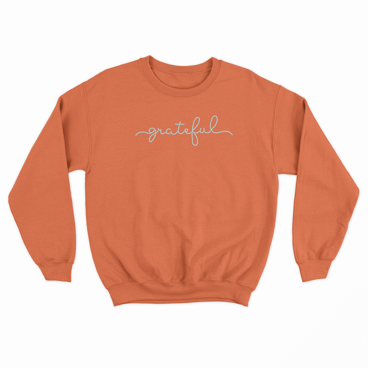 Cursive Grateful Sweatshirt