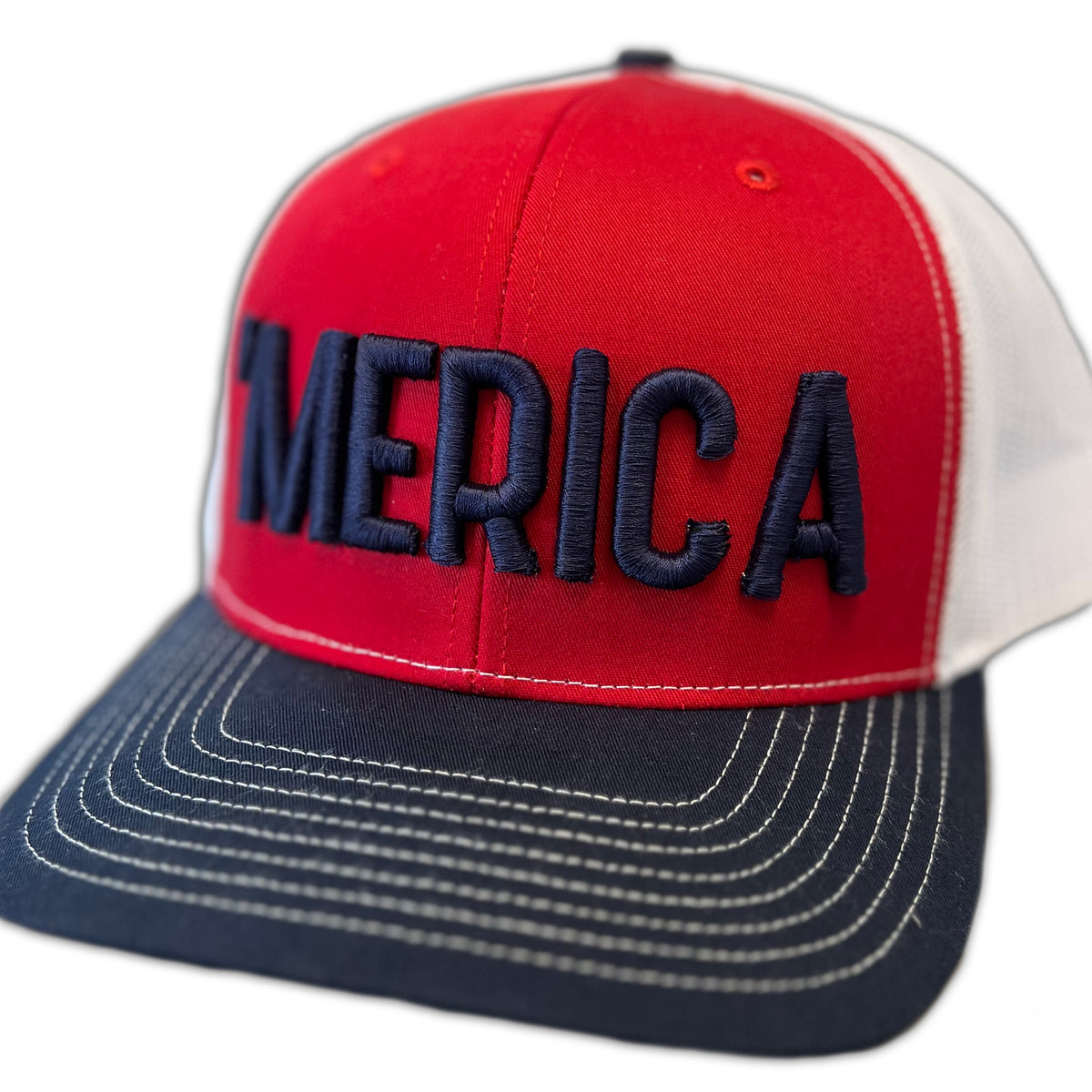 &#39;Merica Puff Adult Hat