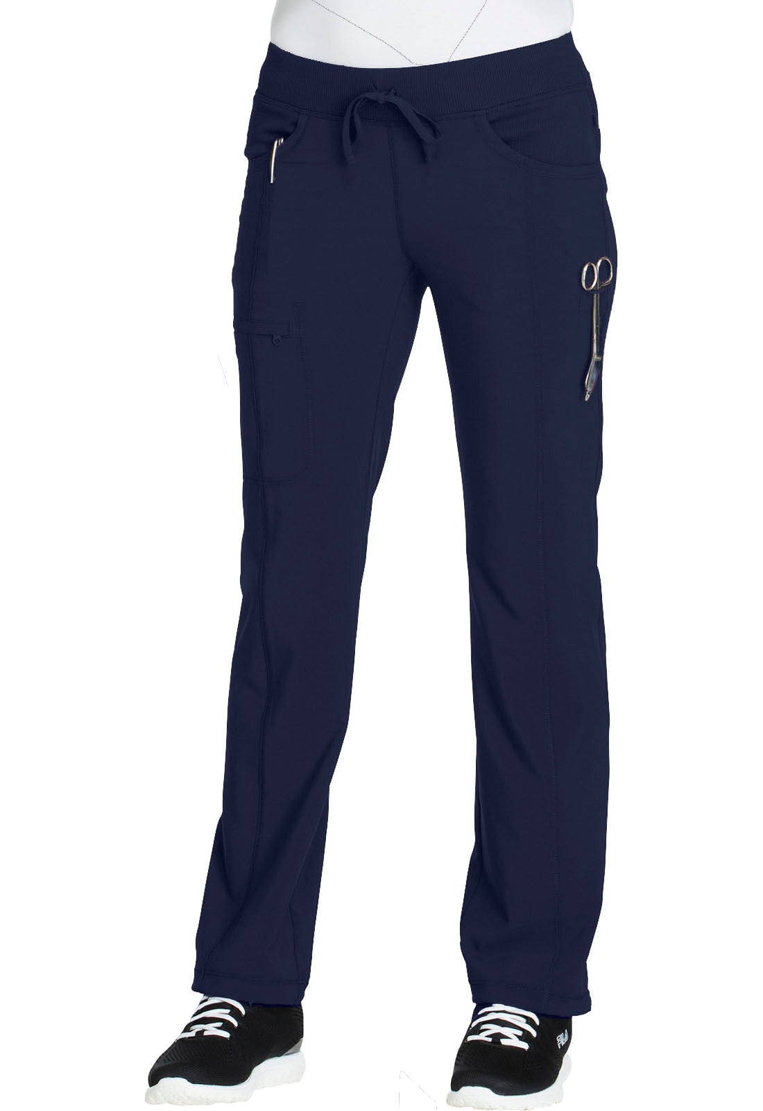 SVH - ER &amp; Med/Surgery (CNA&#39;s) - 1123A Navy Ladies Low Rise Straight Leg Drawstring Pant