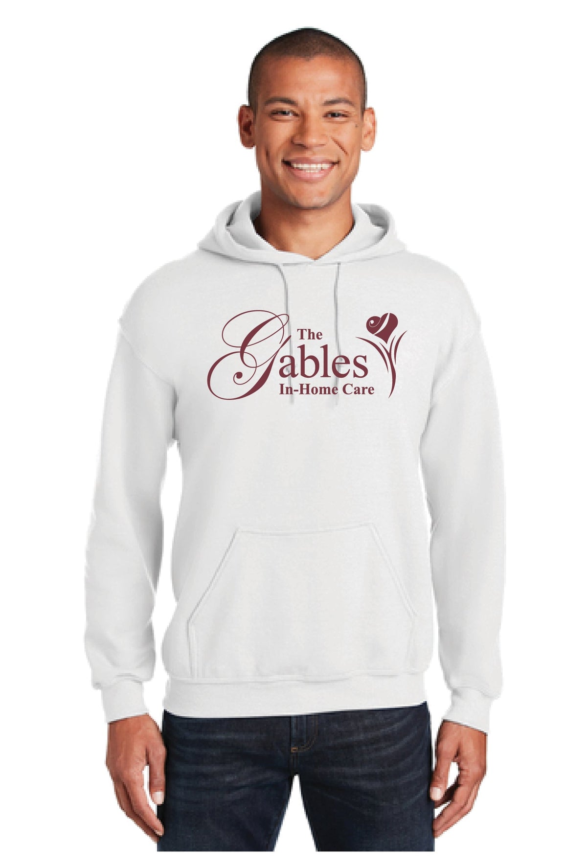 The Gables - 18500 Unisex White Heavy Blend Pullover Hoodie