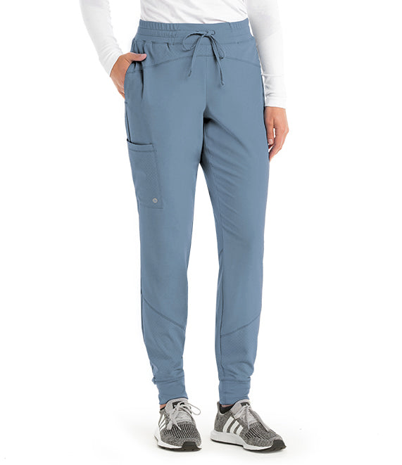 SVH - OB Nurses - BOP513 Ciel Blue Ladies 3 Pocket Cargo Jogger