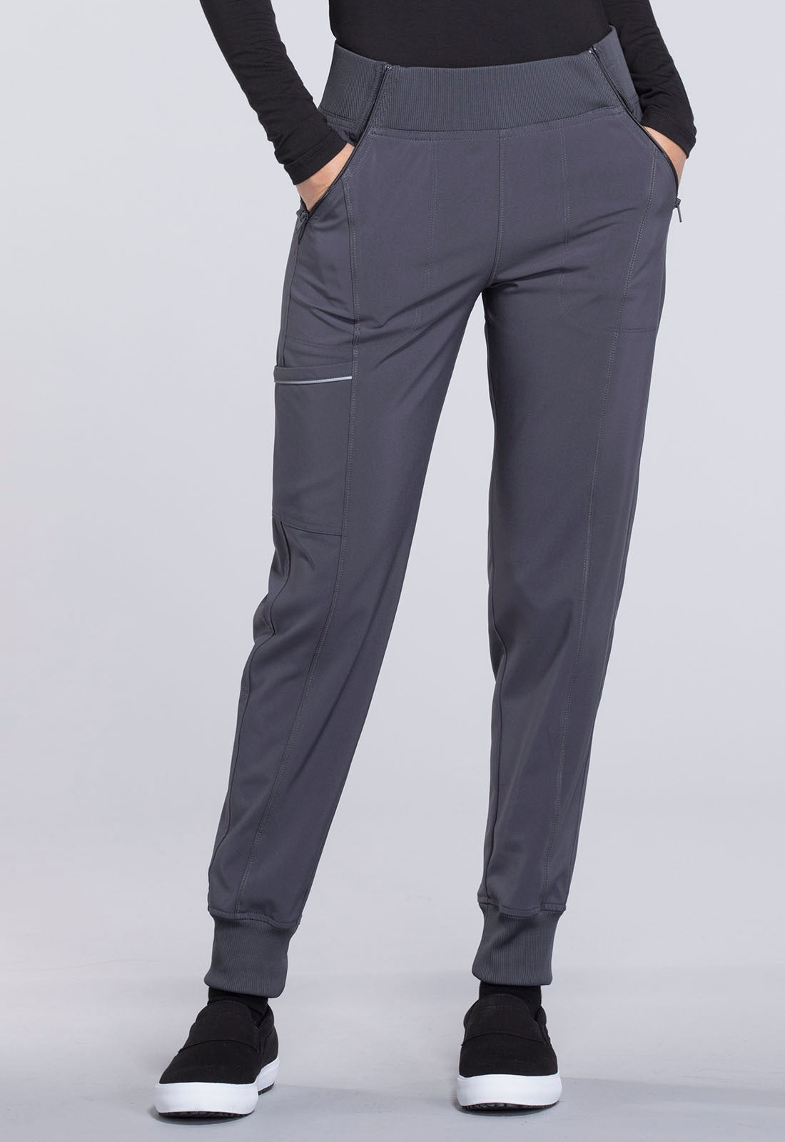 SVH - Lab Techs &amp; Phlebs - CK110A Pewter Ladies Mid Rise Jogger