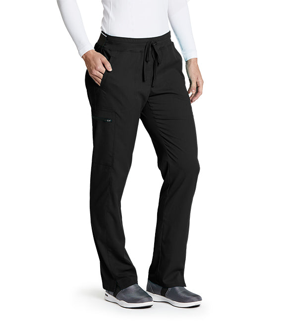 SVH - OB Nurses - GRSP500 Black Ladies Logoelastic 3 Pocket Cargo Pant