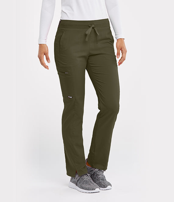 SVH - Physical Therapy - GRSP500 Olive Ladies Logoelastic 3 Pocket Cargo Pant
