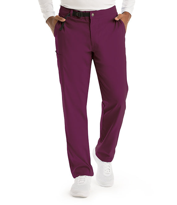 SVH - OB Nurses - GRSP507 Wine Men&#39;s Grey&#39;s Anatomy 4 Pocket Cargo Pant