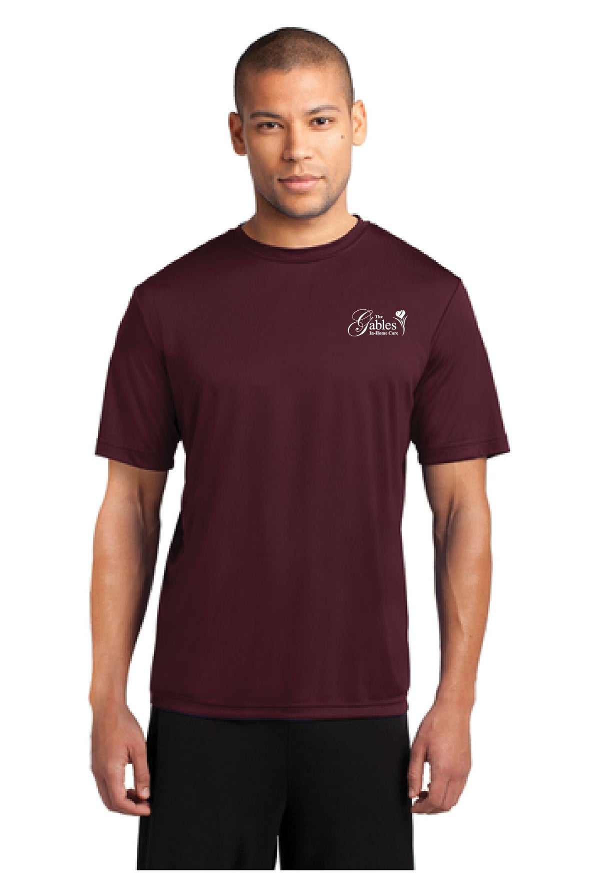 The Gables - PC380_PAUSE Men&#39;s Maroon Performance Tee