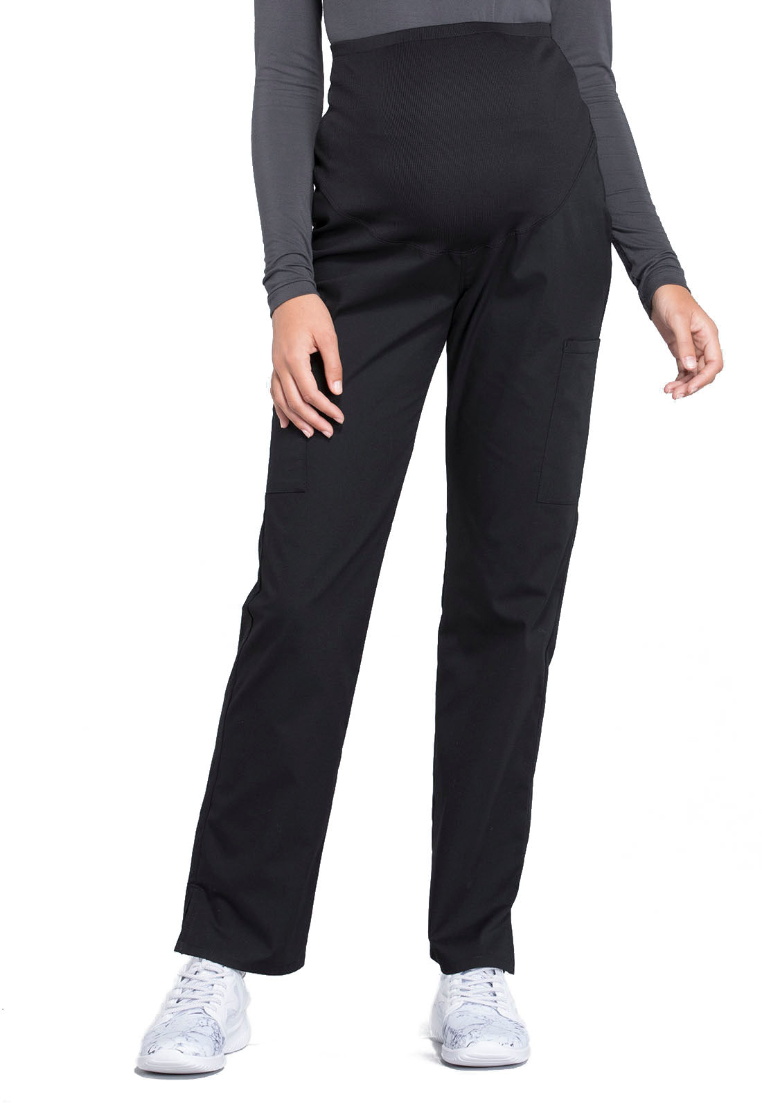 SVH - Lab Techs &amp; Phlebs - WW220 Black Cherokee Women&#39;s Maternity Straight Leg Pant