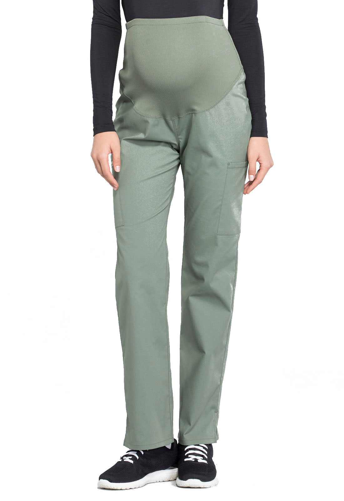 SVH - Physical Therapy -  WW220 Olive Cherokee Women&#39;s Maternity Straight Leg Pant